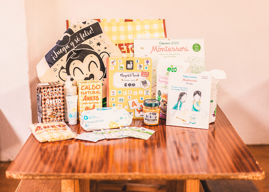 Contenido de la bolsa de bienvenida